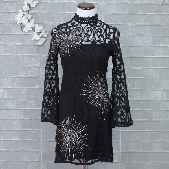Free People North Star Lace Mini Dress - Picture 2 of 8